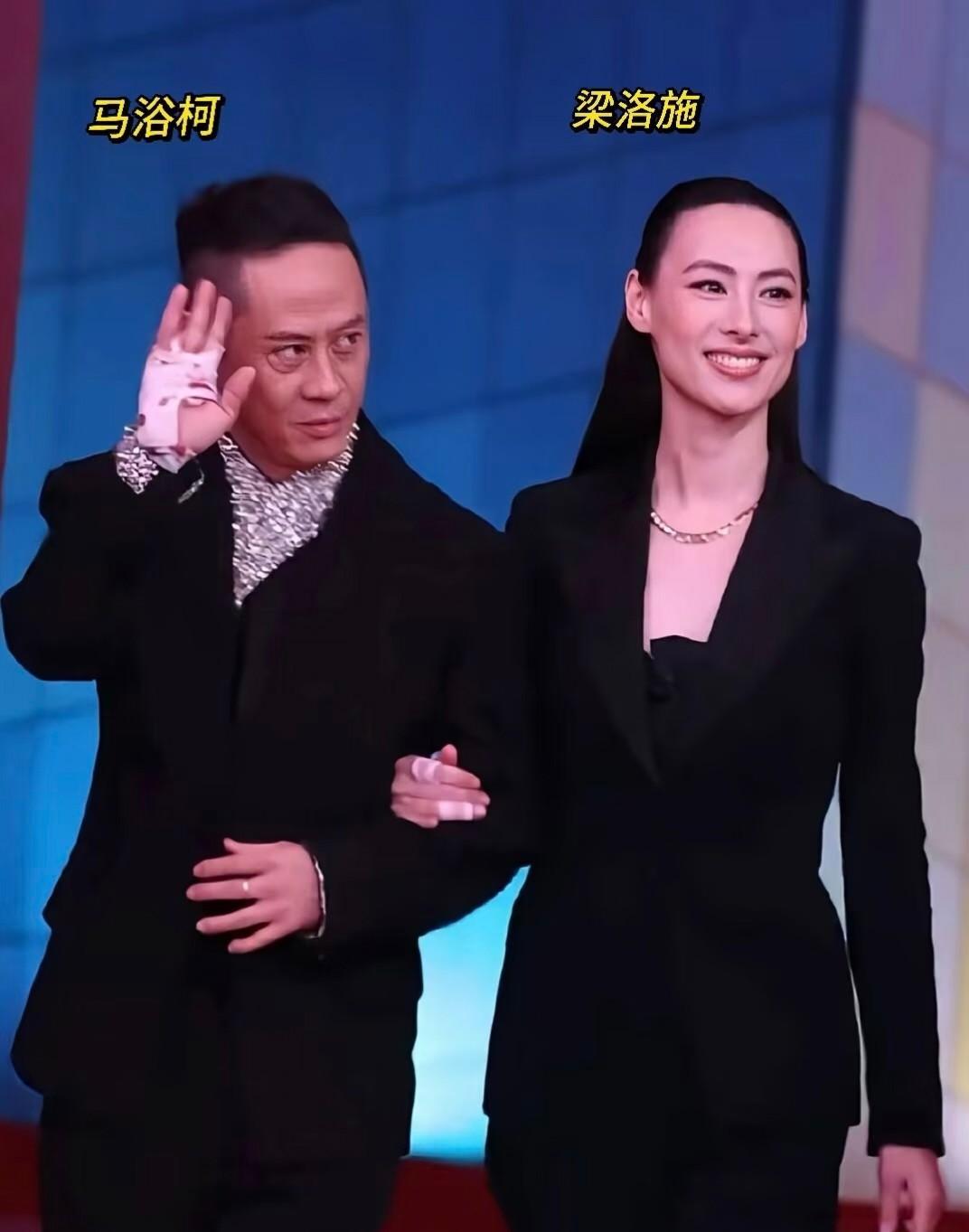 看了一下，才知道梁洛施的男朋友是大陆人，很有才华的，集导演，编剧，演员于一身。兰