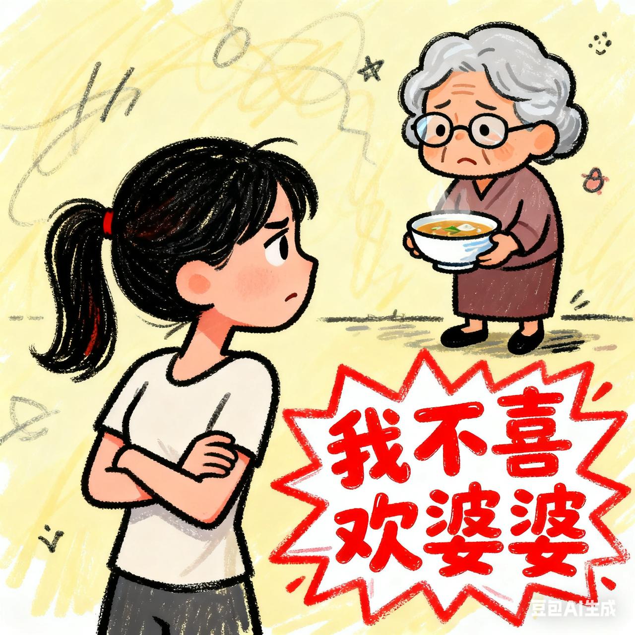 婆媳真的难处吗?刚才看了一个作品,心里特别难受。一个女子说,她不喜欢她的婆婆