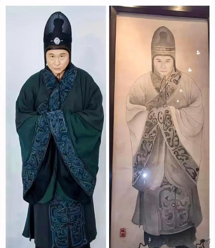 “导演选角好厉害，跟藏在博物馆里的赵高画像一模一样。”看到这句话，不由地笑了出来