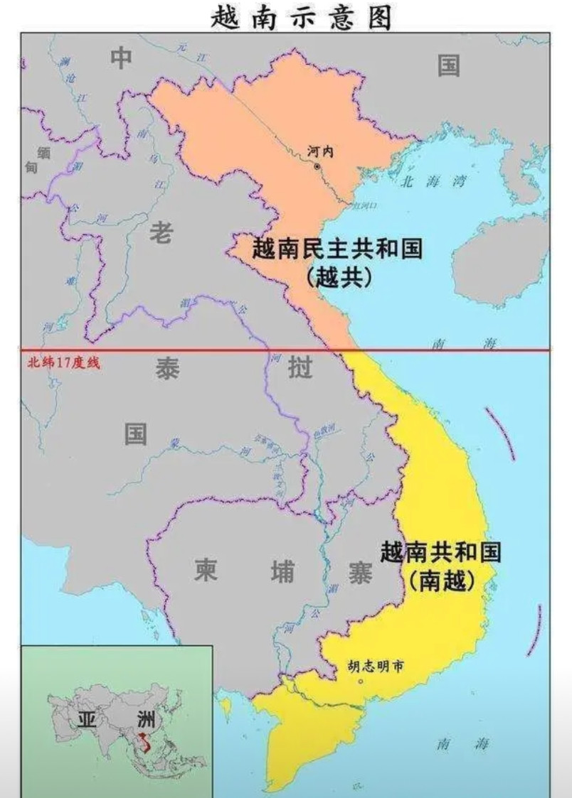 越南统一五十周年的时刻，北越庆祝比较热烈，南越庆祝就会轻一些，看来五十年的一起生