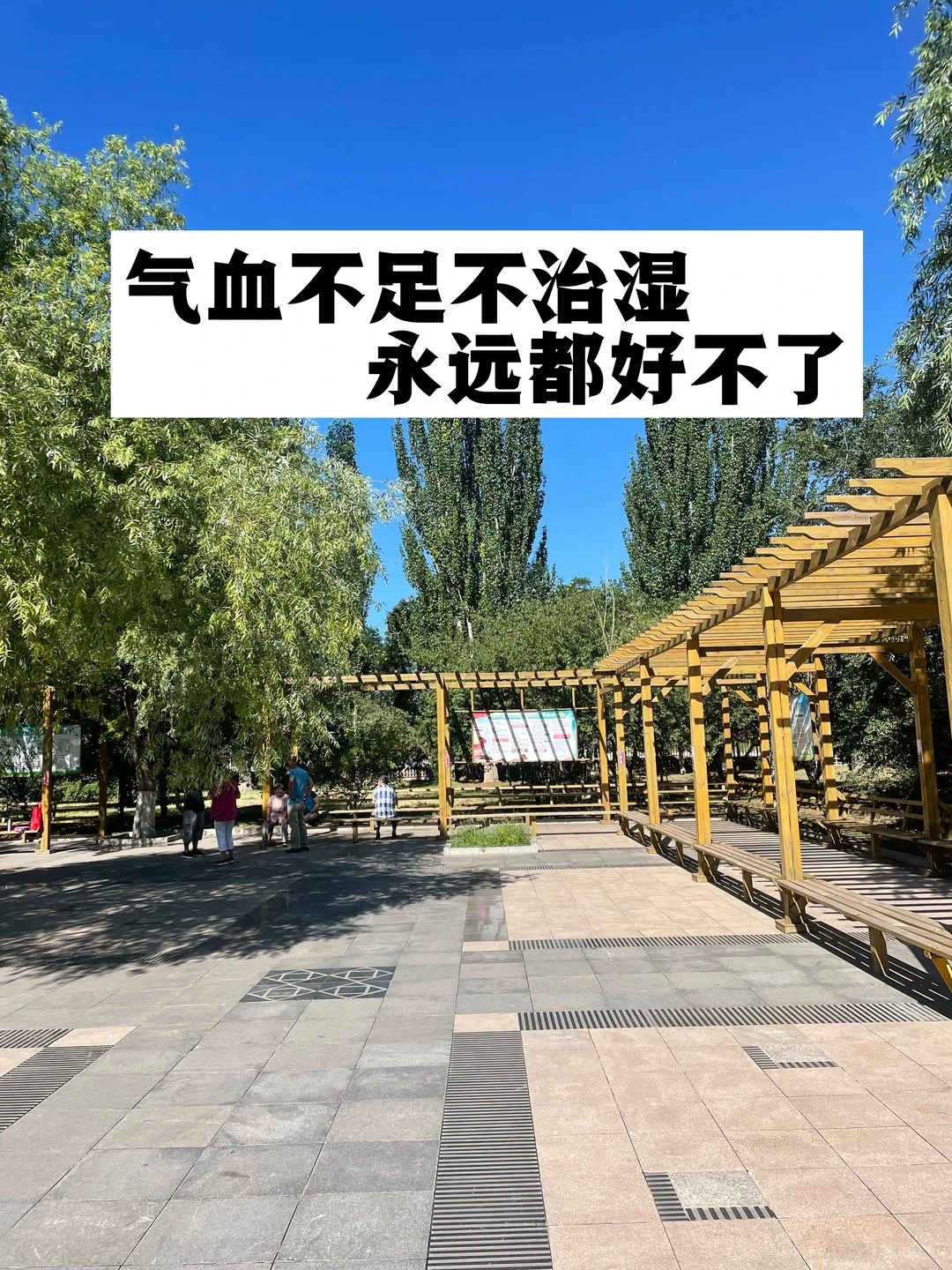 气血不足不治湿，永远都改不了.