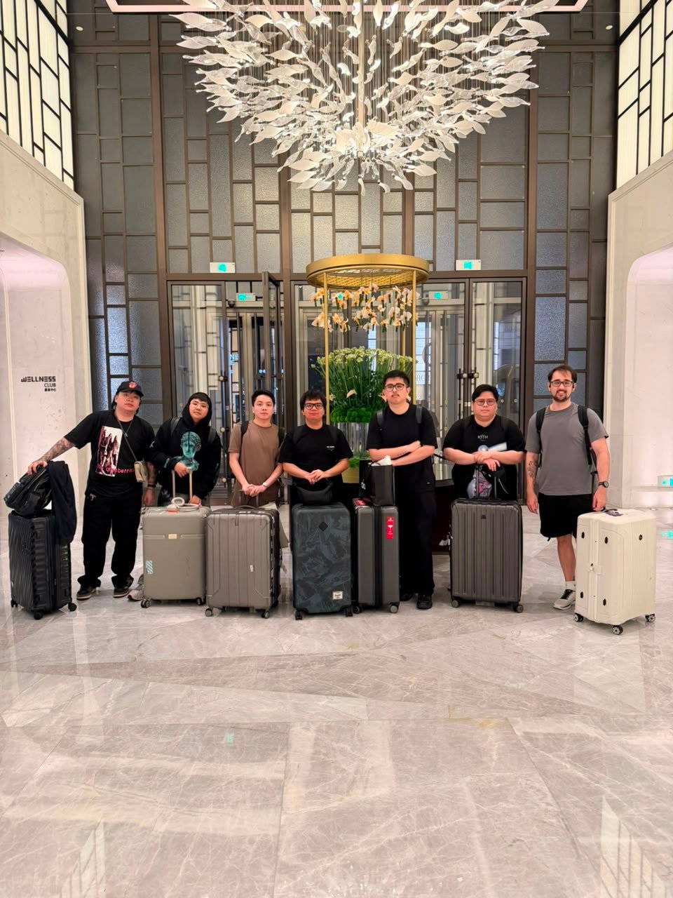 我们终于全员成功抵达上海！！不容易dreamogdota2DOTA2