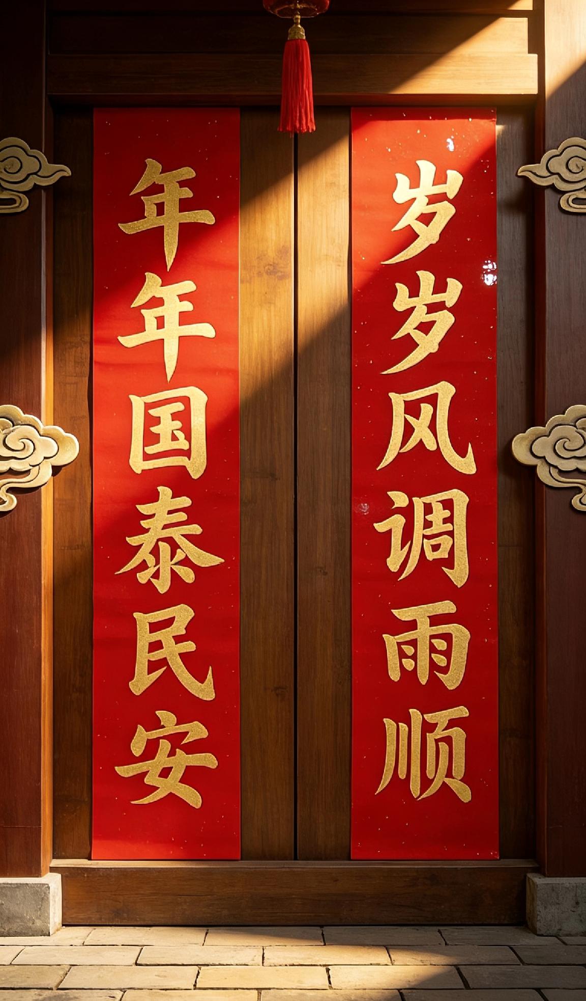 岁岁风调雨顺，请赐下联上联：岁岁风调雨顺下联：年年国泰民安备选佳对：下联