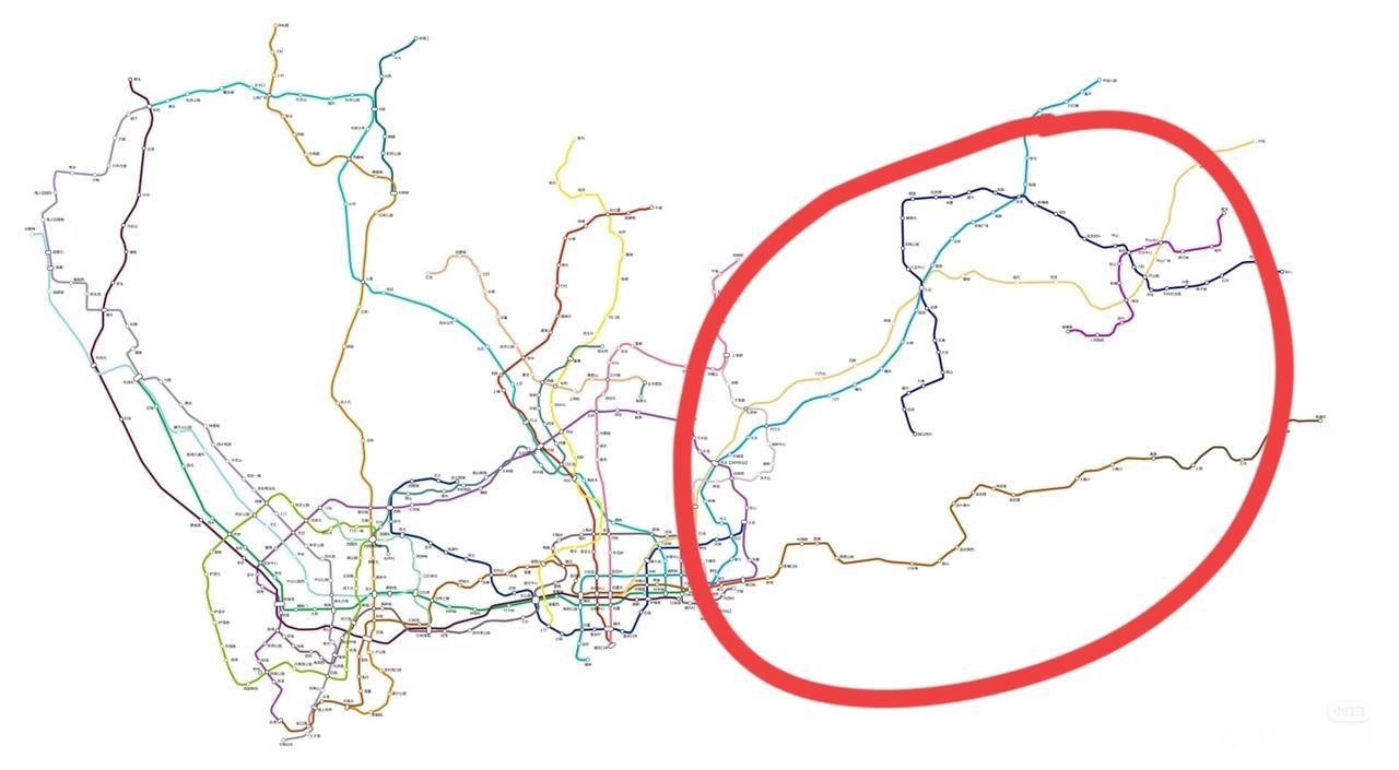 深圳地铁2029年线路图[捂脸哭]龙岗坪山还是稀稀拉拉几条线，宝安都快成麻花了[