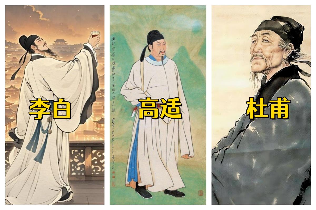 唐代诗人高适，对待好友李白、杜甫态度天差地别：李白下狱他不理，杜甫饿肚子他接济！