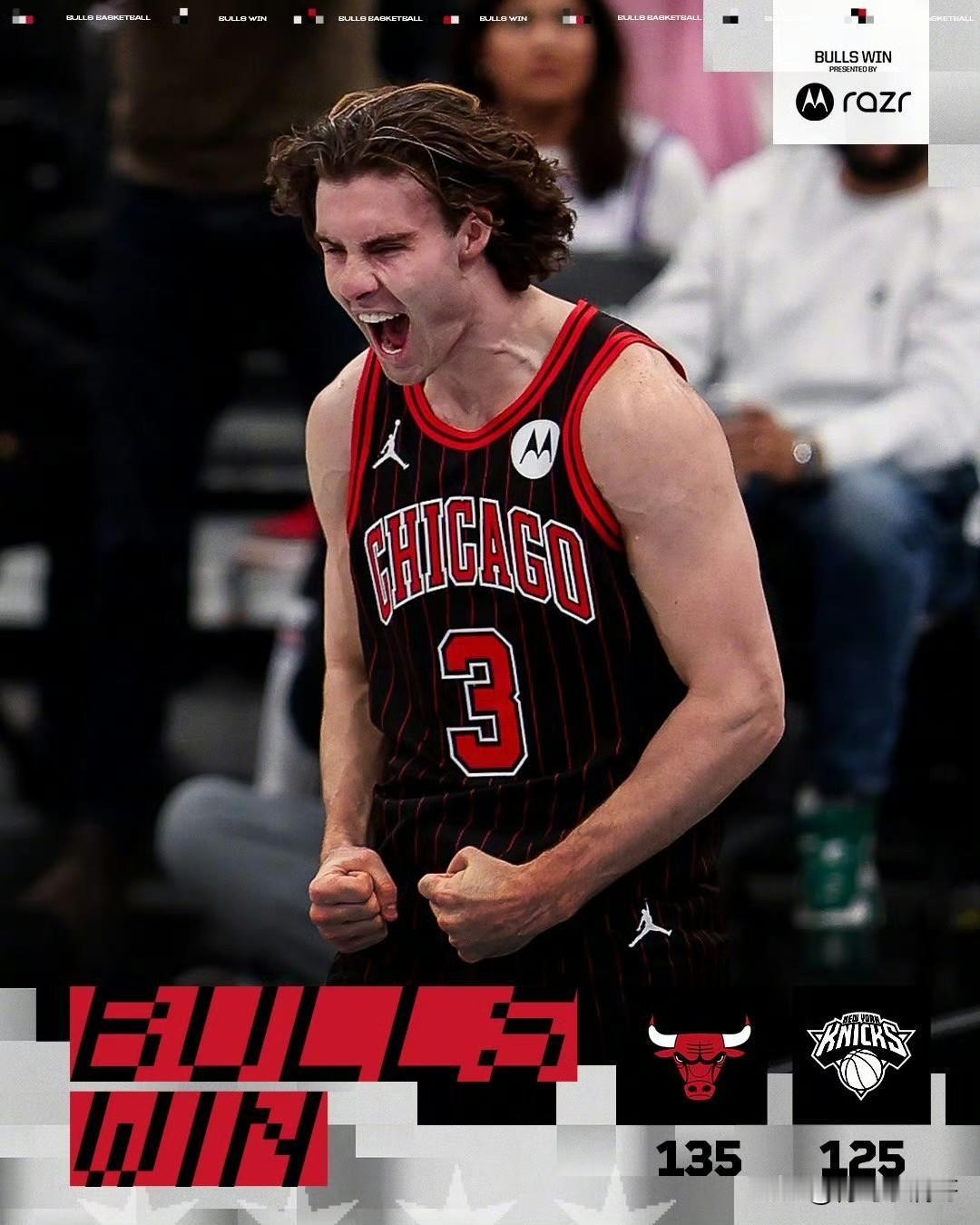 这1亿给的值了吧！！！吉迪32+10+9准三双，公牛开局5连胜！北京时间11