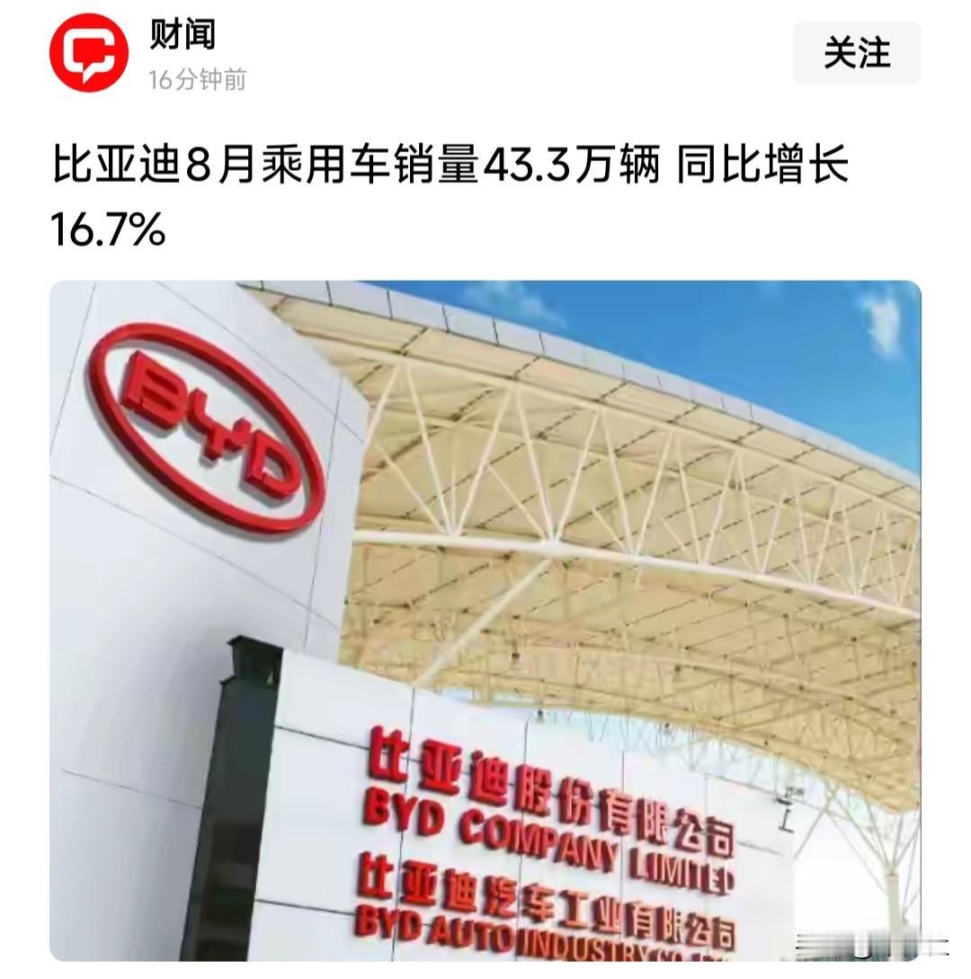 比亚迪这几个月追回挺多，全年还增长的可能开年一季度拉的太猛以至于让人觉得今年