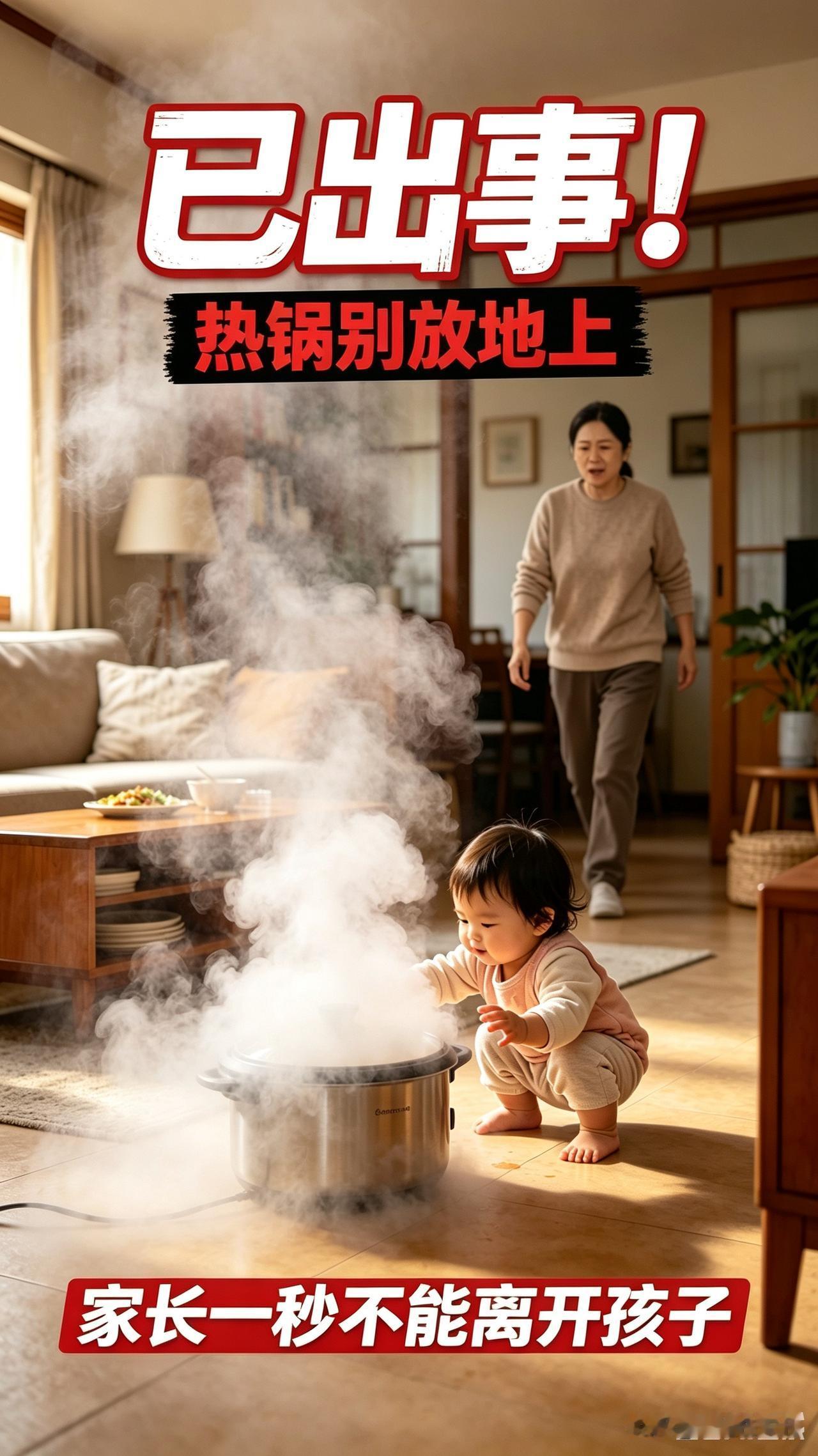 河北2岁幼童意外跌入高压锅重度烧伤事件警醒万千家长近日河北一户普通居民家中