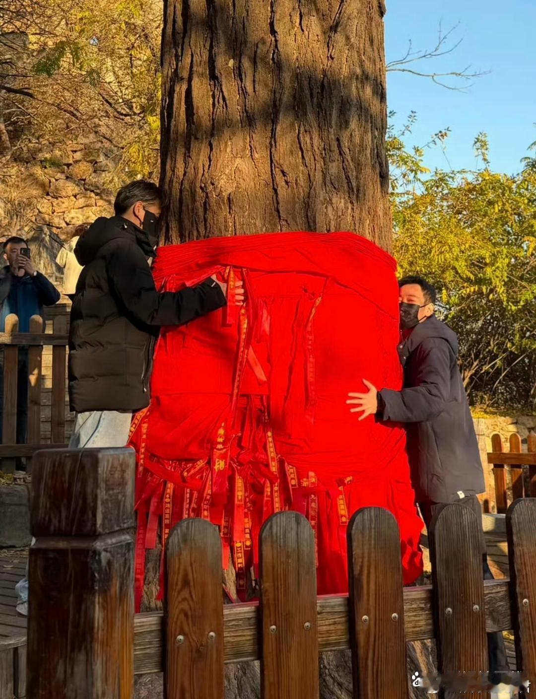 近日，辛柏青携好友李乃文再次现身大孤山，有网友偶遇其称他肉眼可见比第一次有精神了