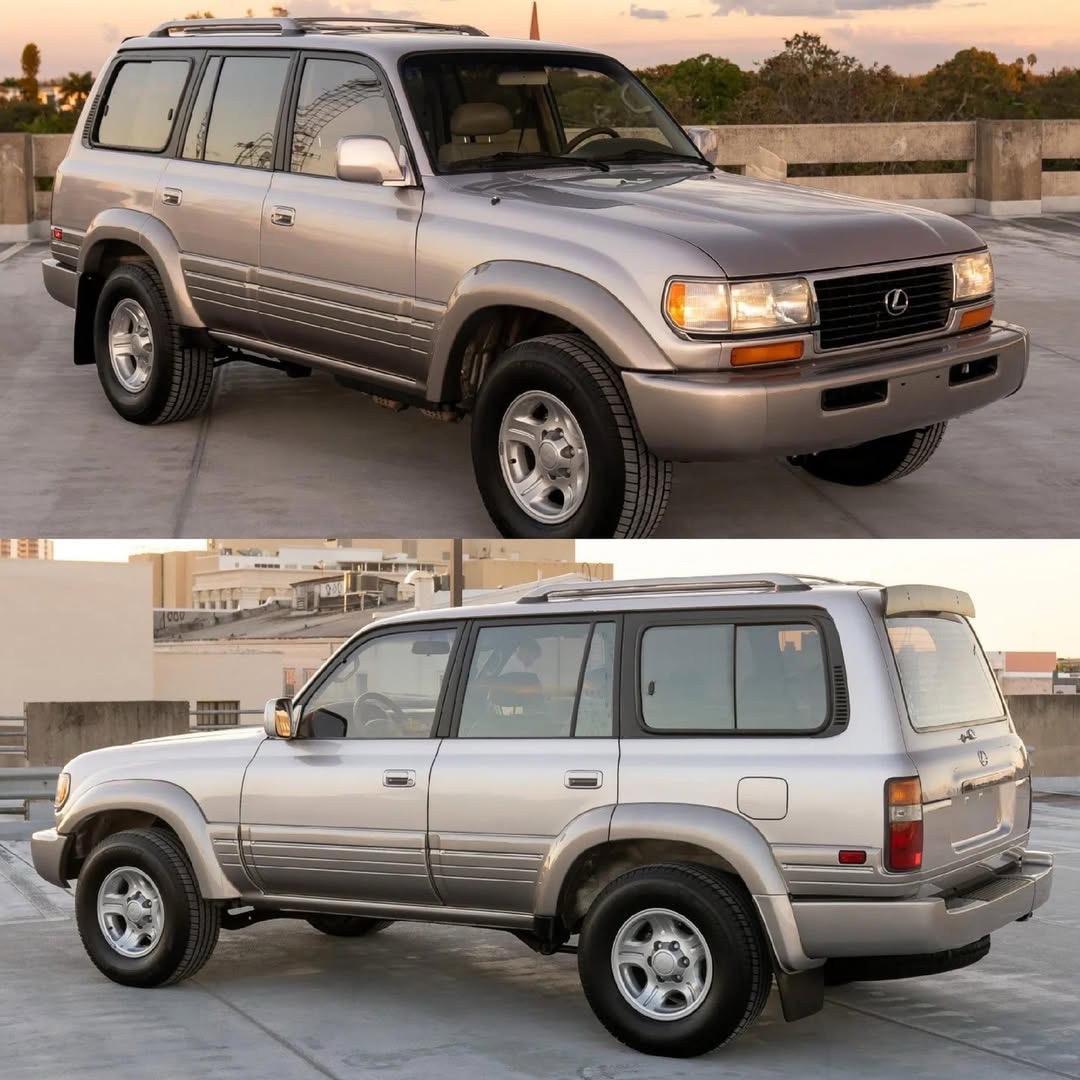 1997款LexusLX450诞生于1995-1996年，作为雷克萨斯首款大型