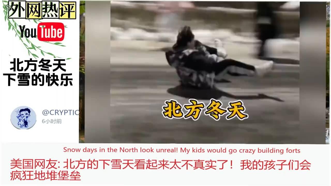 梦幻北国雪景！外国网友惊叹：太美了却冻得直哆嗦