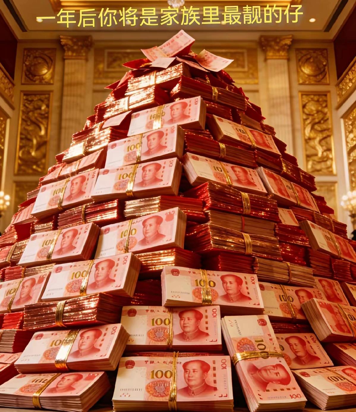 一年后，你会成为家族中最有底气的人。一年后，你会是家族里最富有的人。这并非为