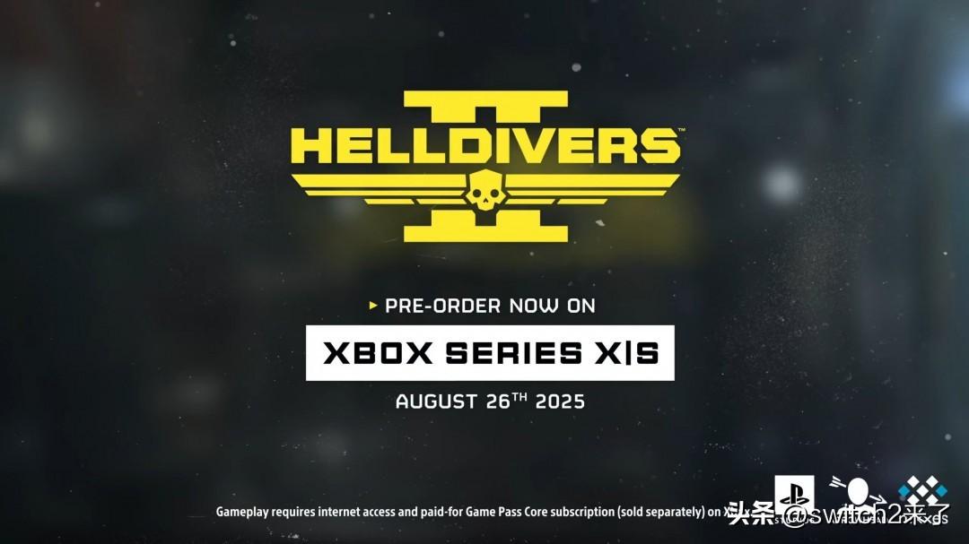 【索尼也要在xbox身上赚钱】发行商SIE和开发商Arrowhead宣布，第三人
