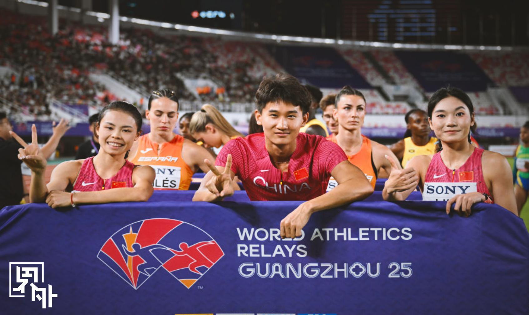 中国队男子4×100米直通世锦赛​中国队女子4×100米直通世锦赛超燃之夜