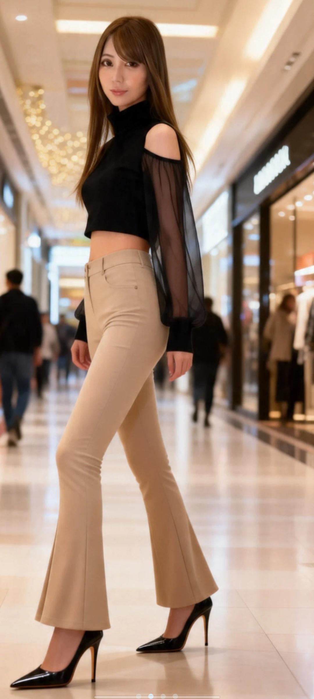 这美女是谁啊？穿的真有气质！真好看啊！