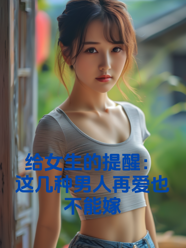 给女生的提醒：这几种男人再爱也不能嫁