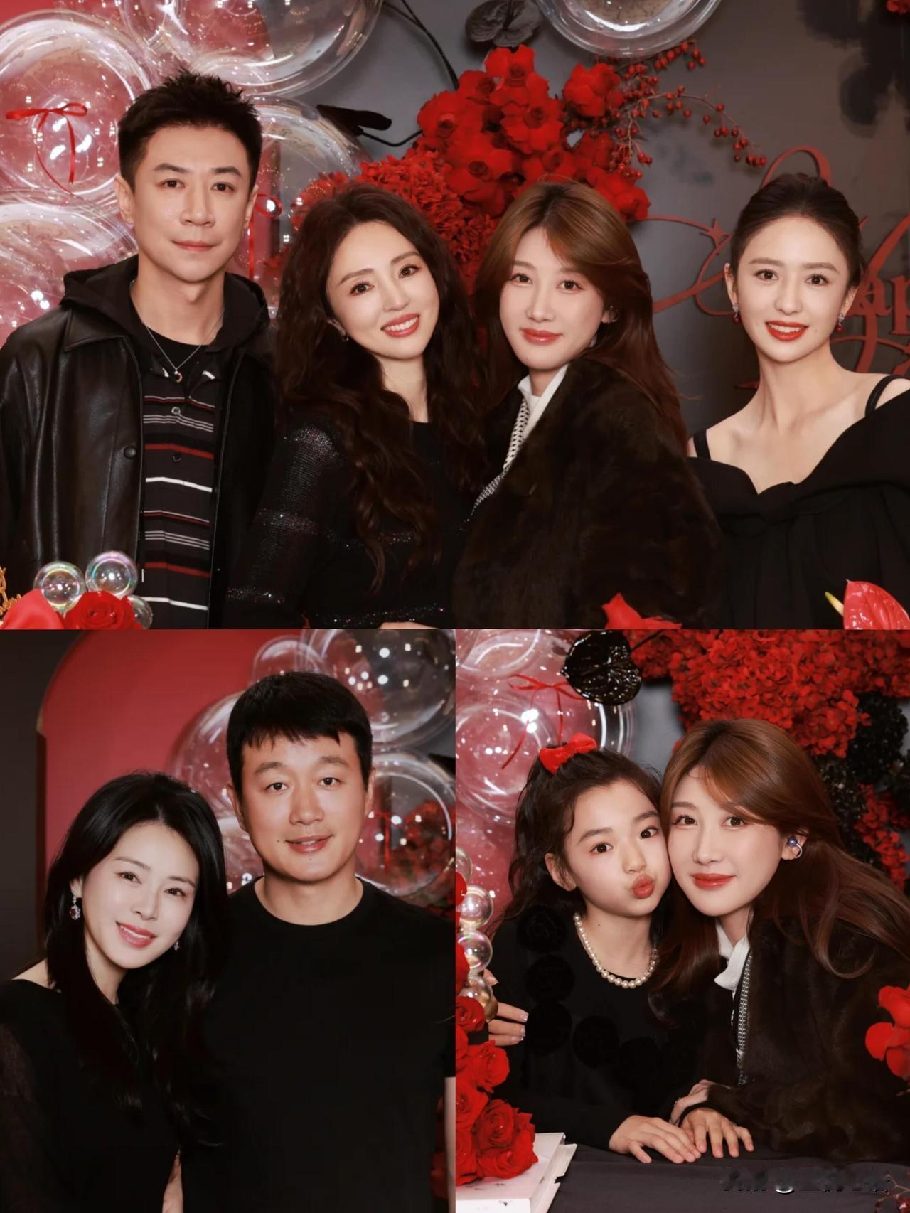 羡慕哭！董璇46岁生日局，这阵容也太顶了吧！董璇46岁生日派对，直接凑齐半