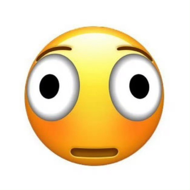 苹果变形脸表情火了这个表情看上去不太聪明啊有一股子不聪明又透露着好奇和天真无邪的