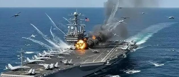 伊朗猛烈攻击美海军基地！美三大航母战斗群成摆设 3月13日凌晨，伊朗突然对美