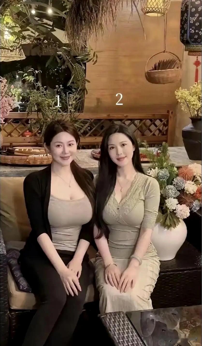 这是一小编发在某平台上的照片，他说这照片中的两人女子，让你选一个做老婆的话，你会