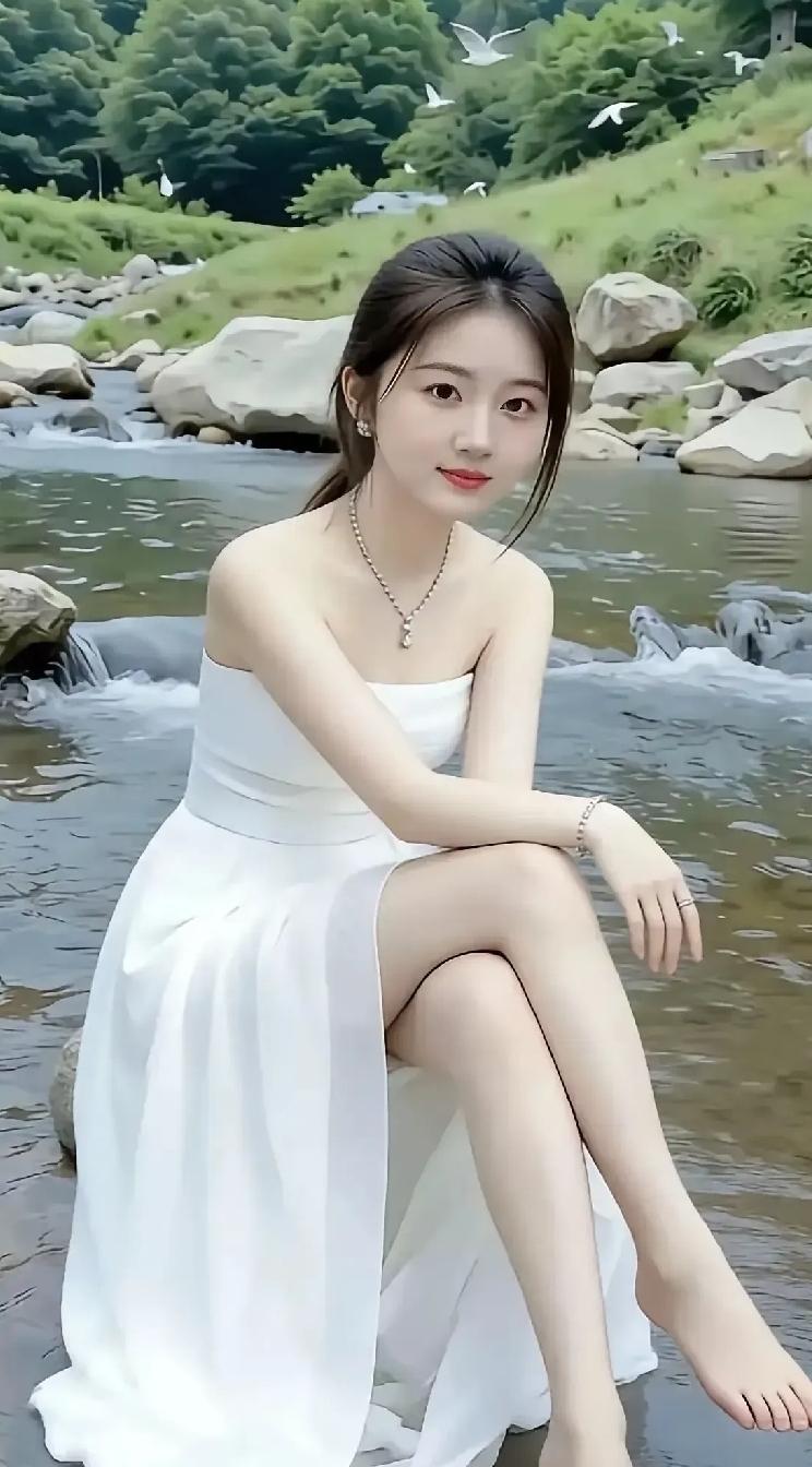 夏日清新宜人，白裙随风飘飘，少女与自然翩翩起舞。首先，拍摄时间至关重要。清晨或傍