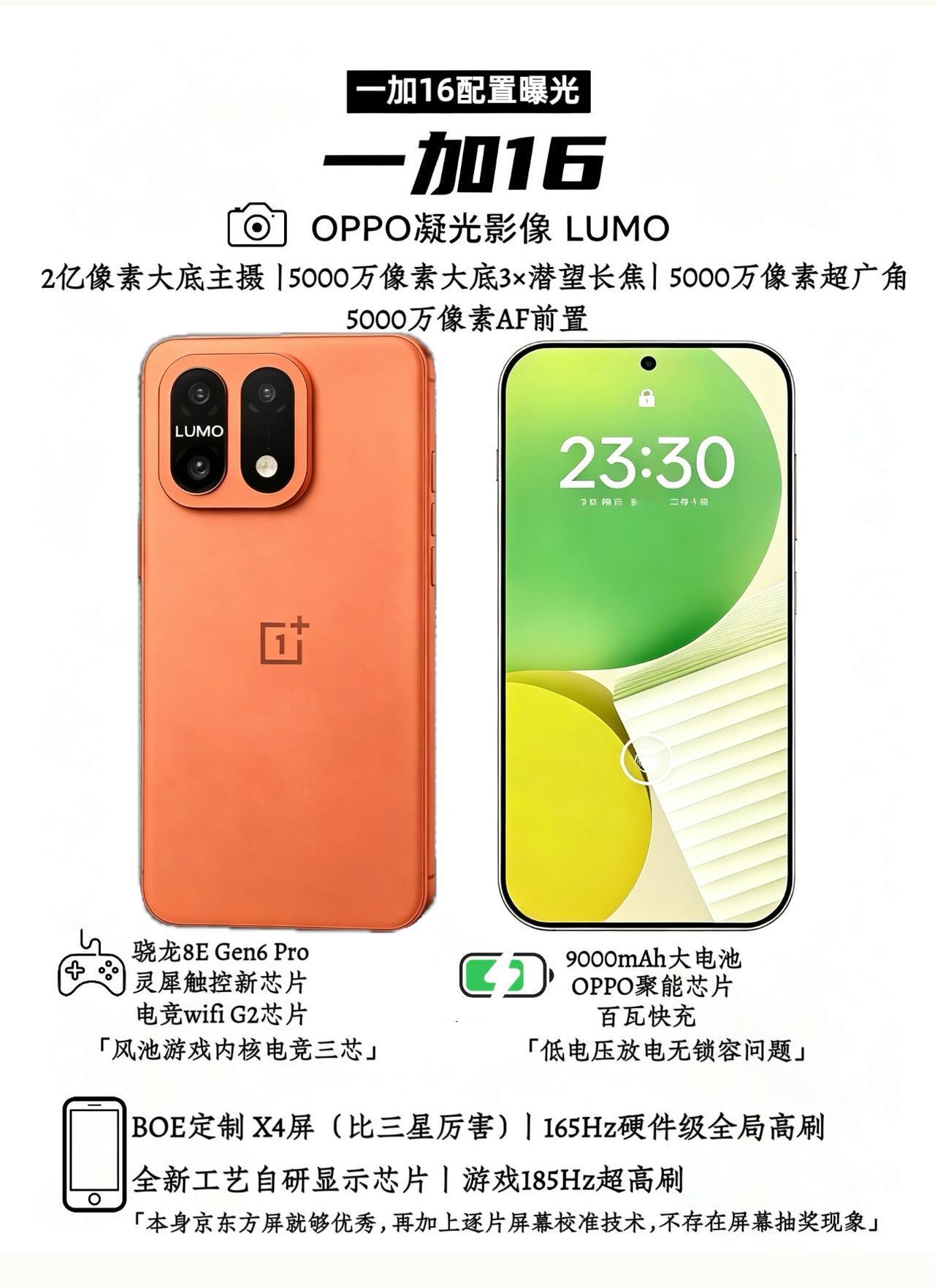 偷偷告诉大家一个内幕，一加16算是不管不顾了全能旗舰，就是怼着友商Pro版来的