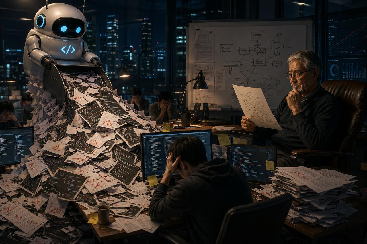 硅谷最近发生了一个特别幽默的现象：各大科技公司砸了上百亿美金普及AI辅助写代