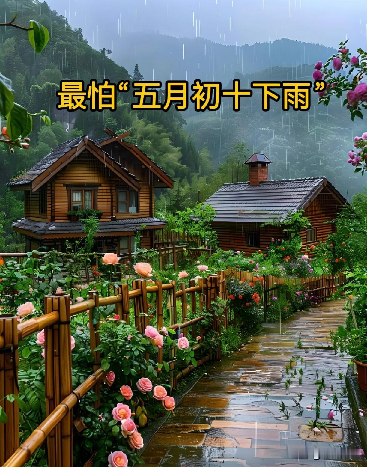 老人说最怕“五月初十下雨”，今日五月初十，下雨有啥预兆？农历五月初十处于夏收转