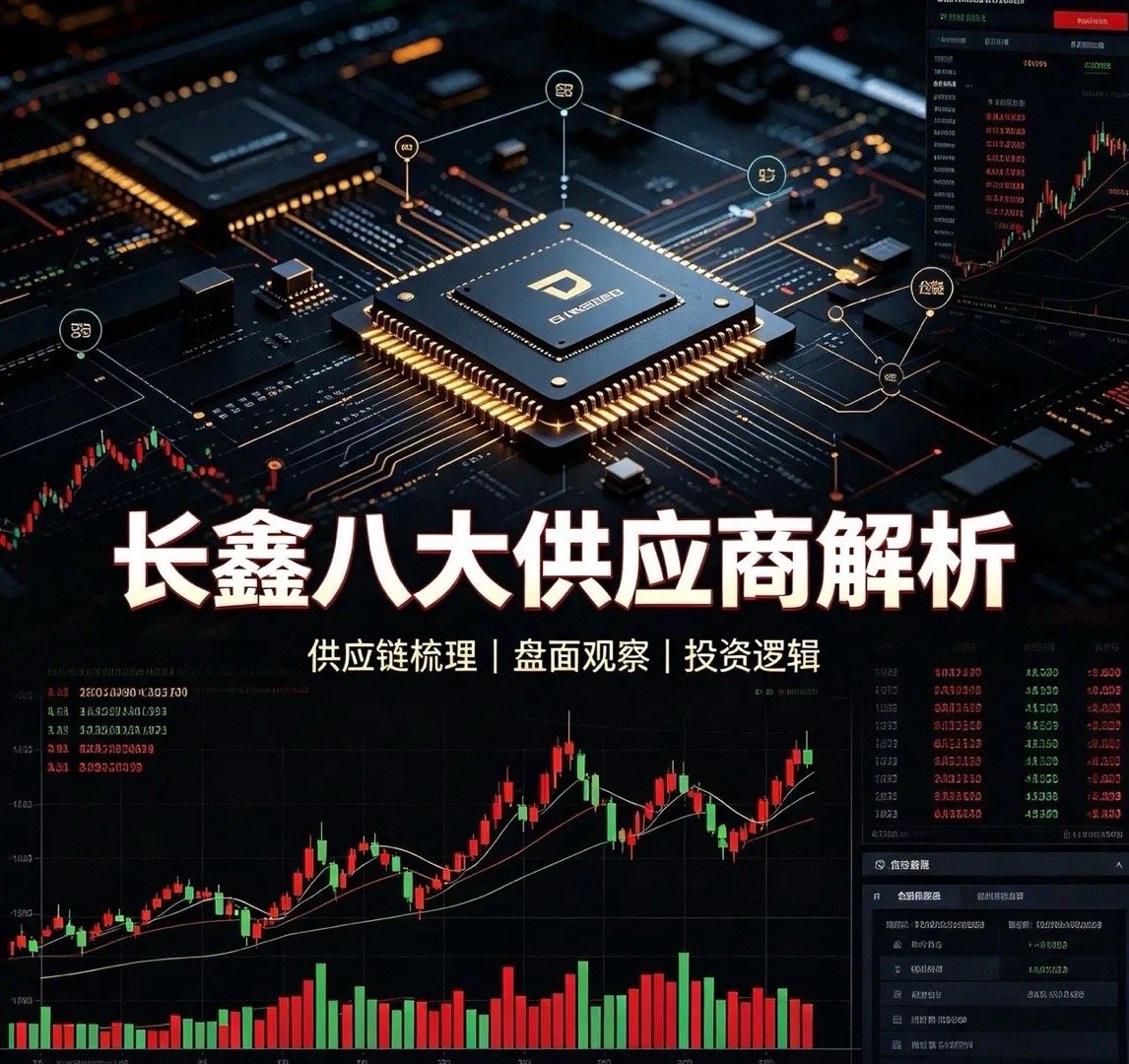 长鑫八大供应商解析1.太极实业：长鑫建厂总包商，承建洁净室工程，具备半导体基建