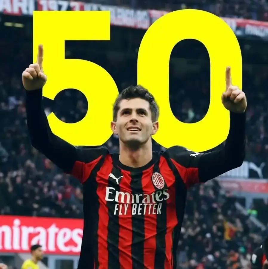 普利西奇42球？米兰官榜直接打脸这数字是把他切尔西进球全算进来了。官网一查