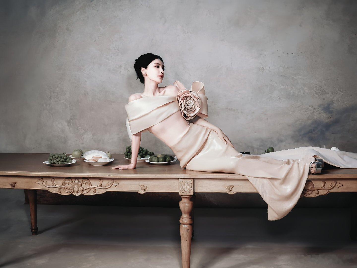 𓈒𓏸DuskBloomsWithPeacockWhisper🦚#angelababy#🖌#杨