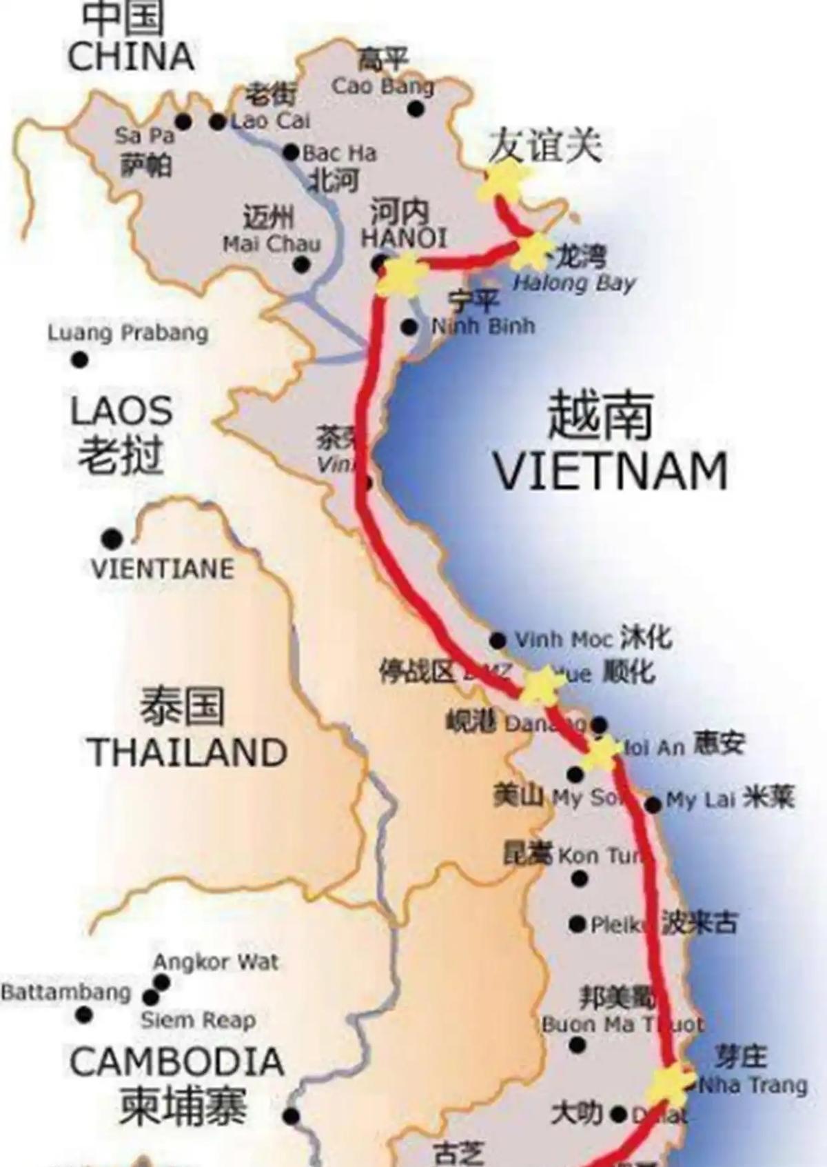 越南国会455张赞成票，把83亿美元贷款和1435毫米轨距一起塞进提案，网友：这