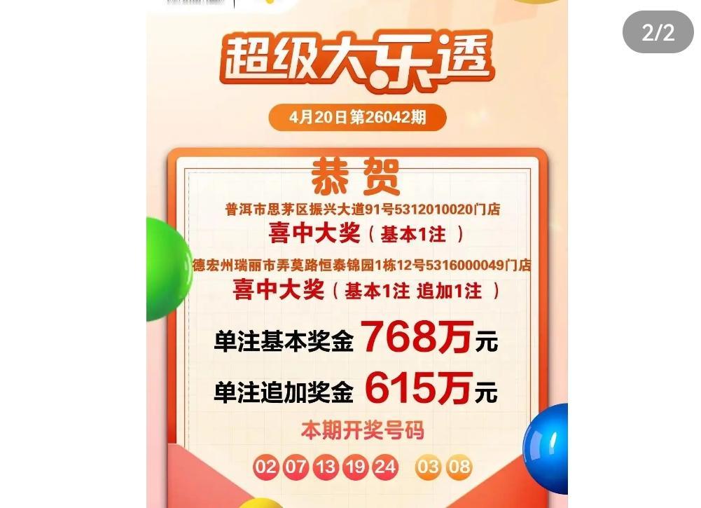 网上又出现一张大乐透第26042期（4月20日开奖）的“一等奖中奖票”，不少人在