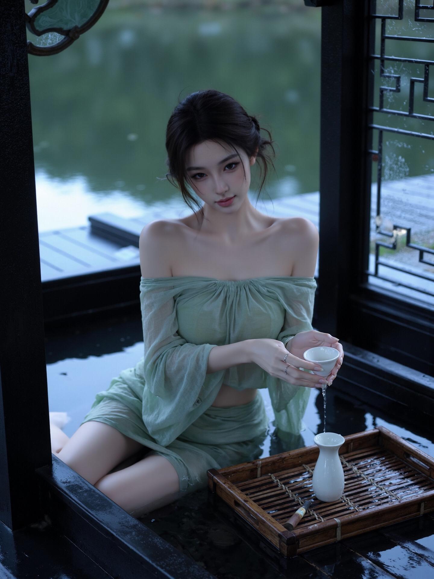 清冷美学 沉沦她的风情万种 清冷感古风 温柔破碎感 AI