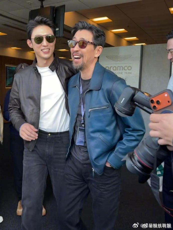 王千源黄景瑜同框内娱两大硬汉同框！两位实力派演员站在一起就是气场全开啊！