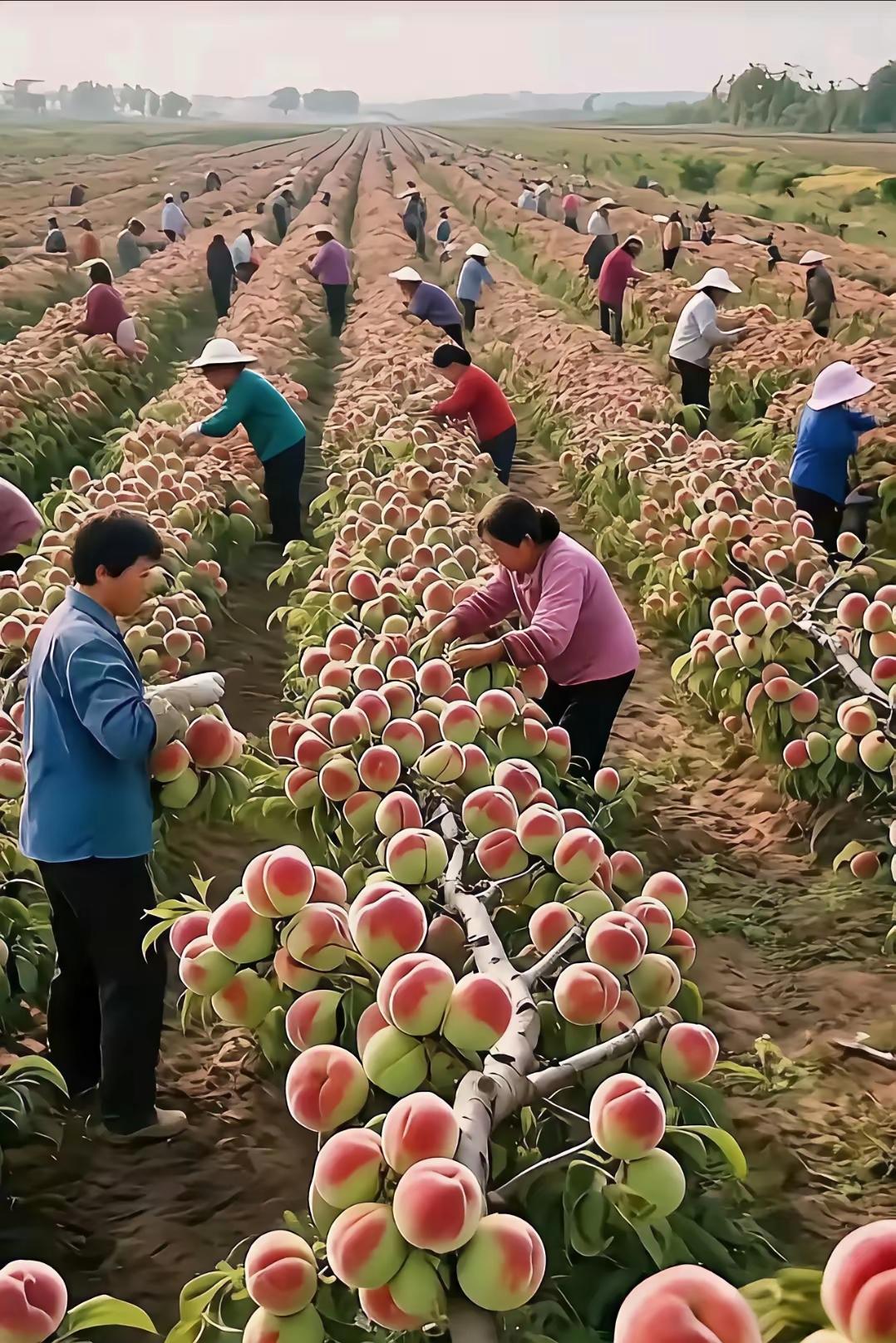 肯定活不了，真是违反植物的生长规律，本来桃树是是正常的直立生长，你非得让它横着长