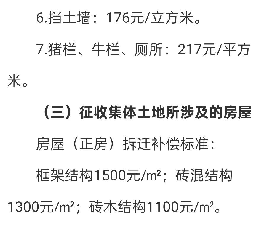 为什么江西上饶农村的房子拆迁标准那么低!只有1500元/平，就是3层楼，120*