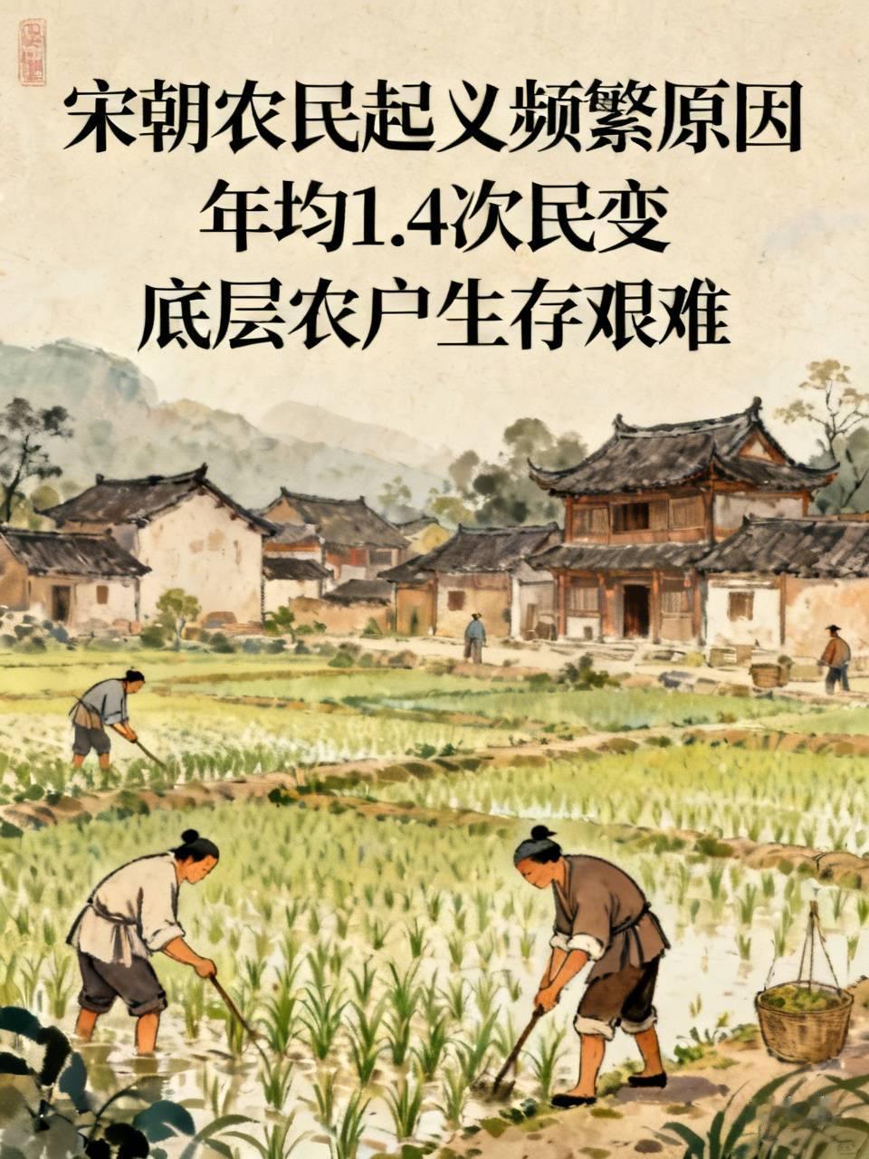 宋朝为什么农民起义特别多？称宋朝是农民起义高发的朝代绝非虚言，国