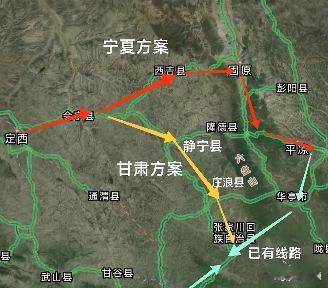 定平铁路的最新布局，让甘肃和宁夏博弈的棋局看似落子，其背后的利益平衡却如隐于山下