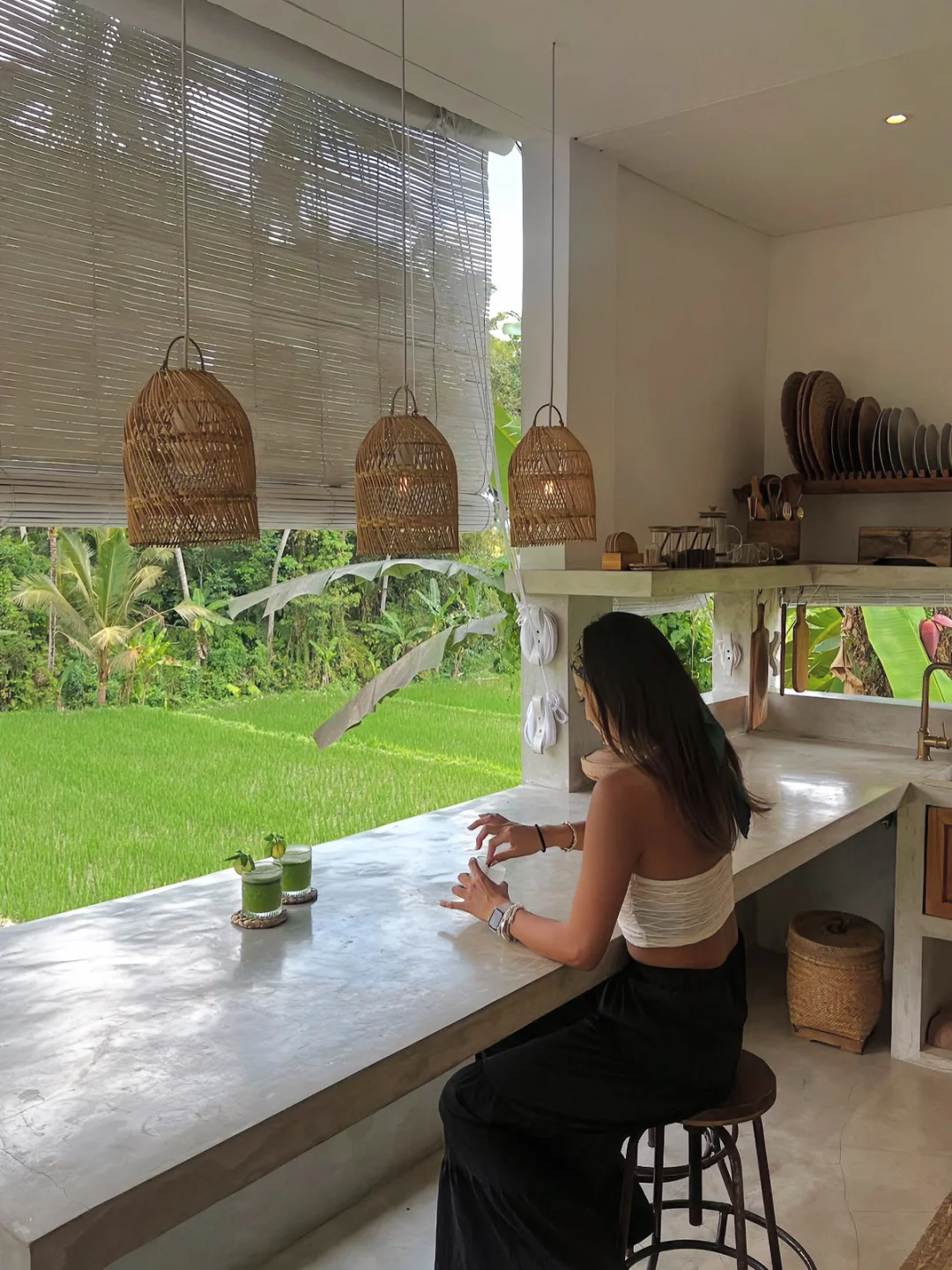 巴厘岛连住2天舍不得退房的稻田泳池villa😭