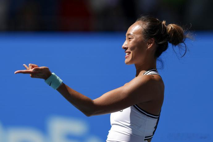 郑钦文携七连胜晋级美网女单八强🔥资格赛R1：6-3/6-2尤晓迪R2：6
