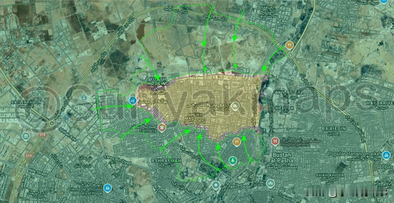 2026年1月10日上午13点阿勒颇局势：叙利亚过渡政府军继续在阿勒颇市北部