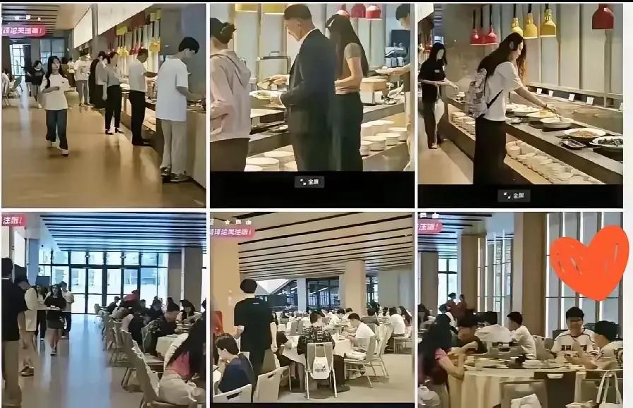 福耀科技大学食堂被推上风口了！不是饭菜有问题，而是最近曝光的一组照片显示学生