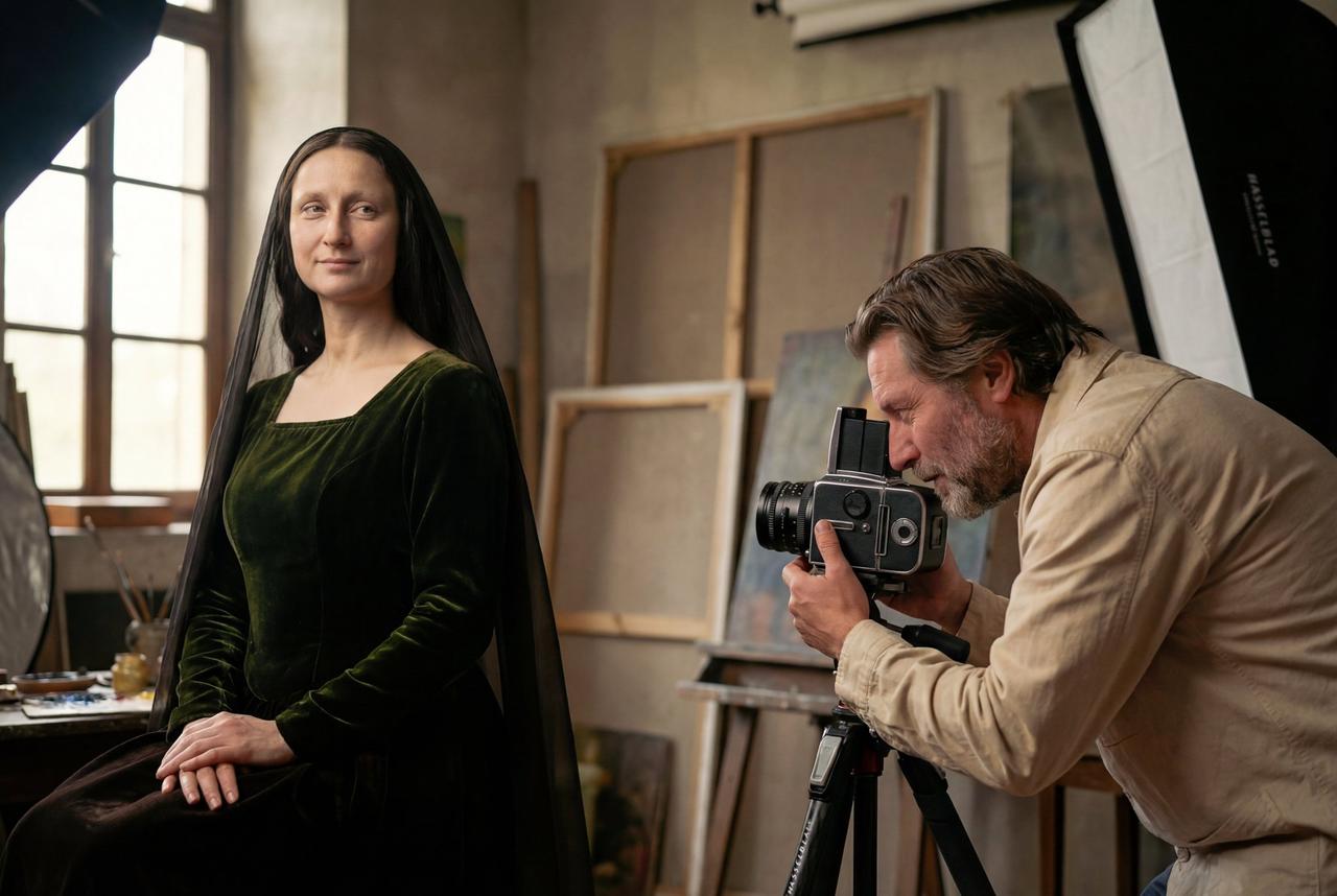 真人版“蒙娜丽莎”...