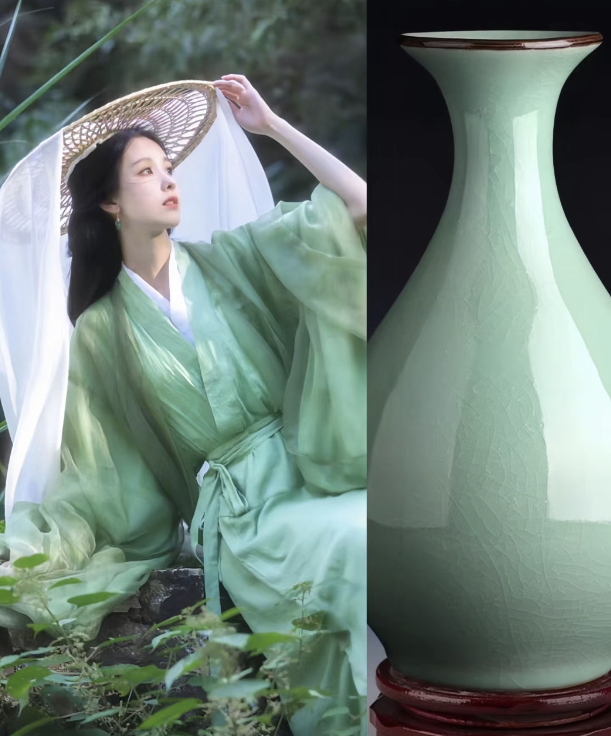 兔塑已然是过去式，第一个想出陈都灵瓷塑的人更是天才！！！[爱心]陈都灵​​​