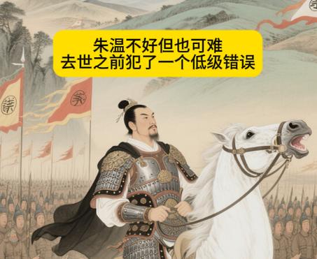 去世之前犯了一个低级错误朱温本是黄巢的前锋大将，追赶唐朝皇帝的时候，被唐军包围