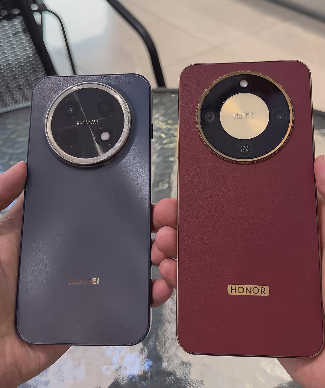 左边是华为畅享90ProMax，右边是荣耀X70，都是1699元的千元机，差