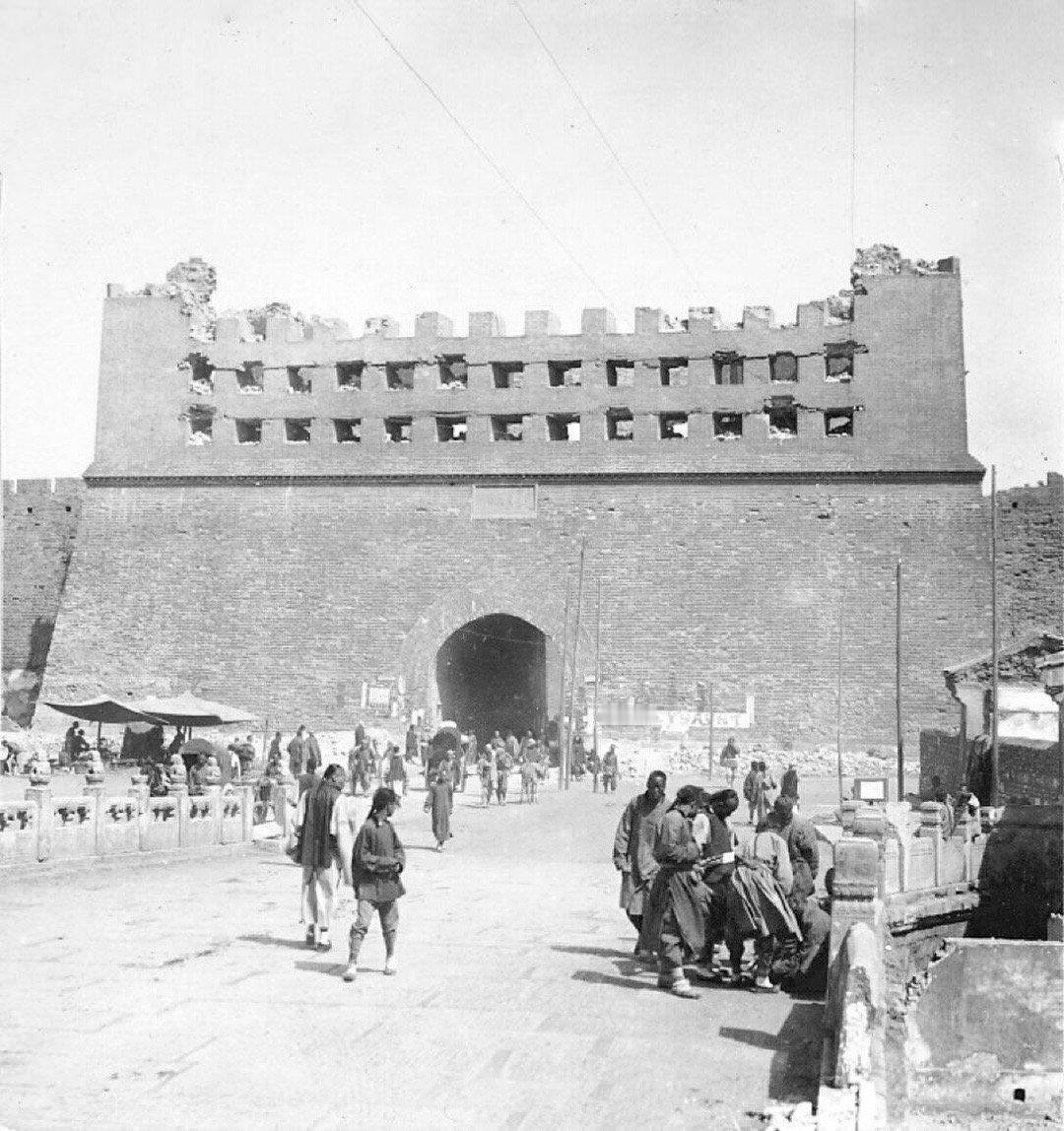 1900年，义和团和八国联军双重摧毁下的北京城​​​