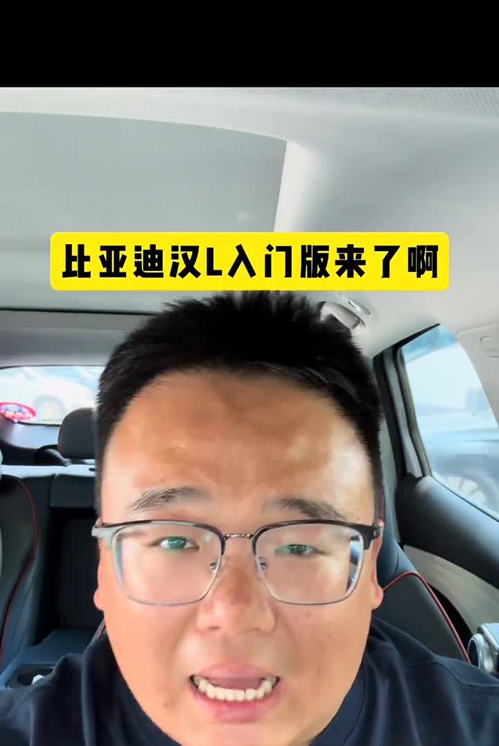 简配降本是王道，廉价版汉L来了，取消激光雷达。我怎么说来的？比亚迪汉L入门版