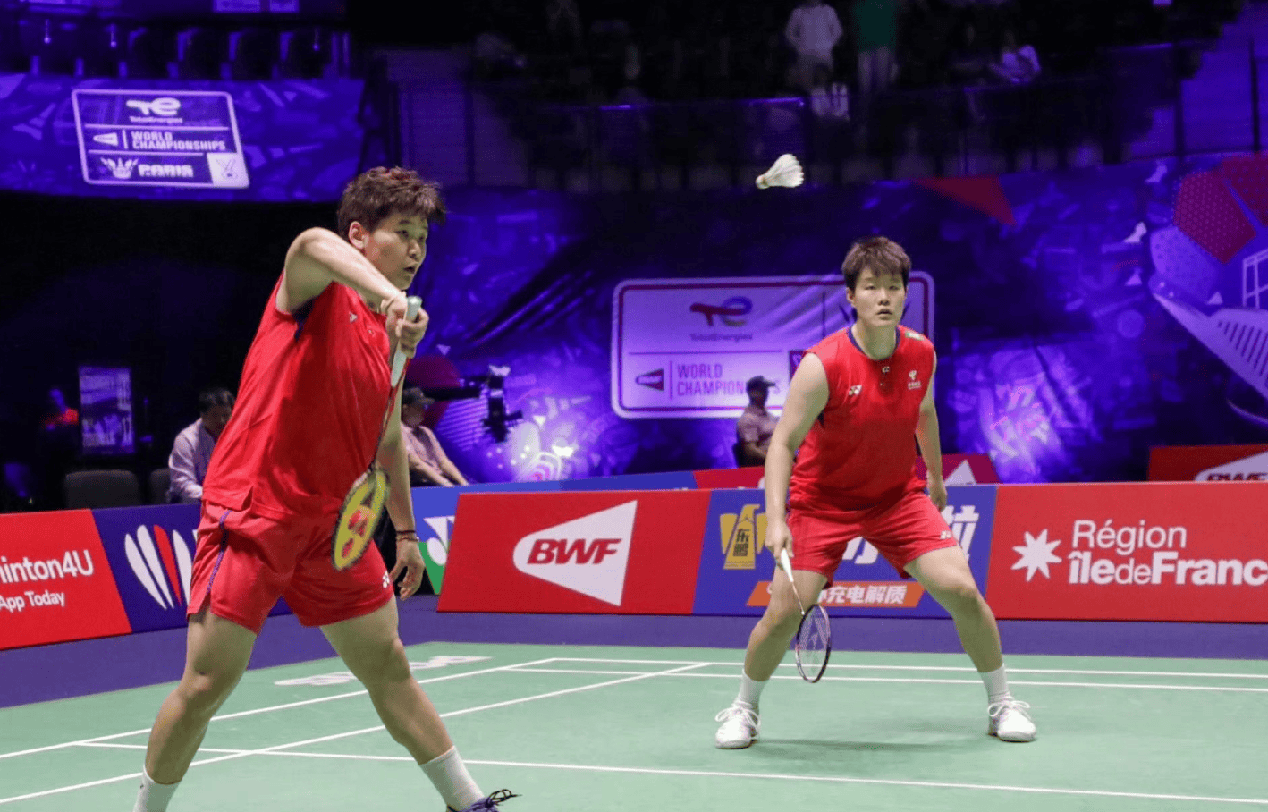 圣谭组合2-1乐蒂组合, 首次参加世锦赛便夺得女双冠军